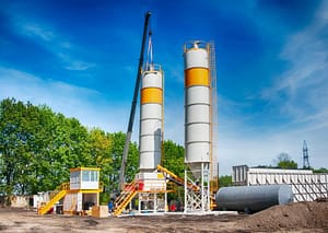 concrete mixing silo